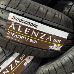 215/60/17 Bridgestone Alenza Tires 