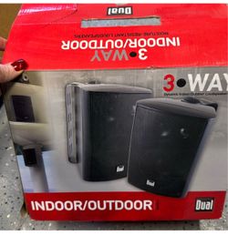 Dual 3-Way Indoor/Outdoor Loudspeakers