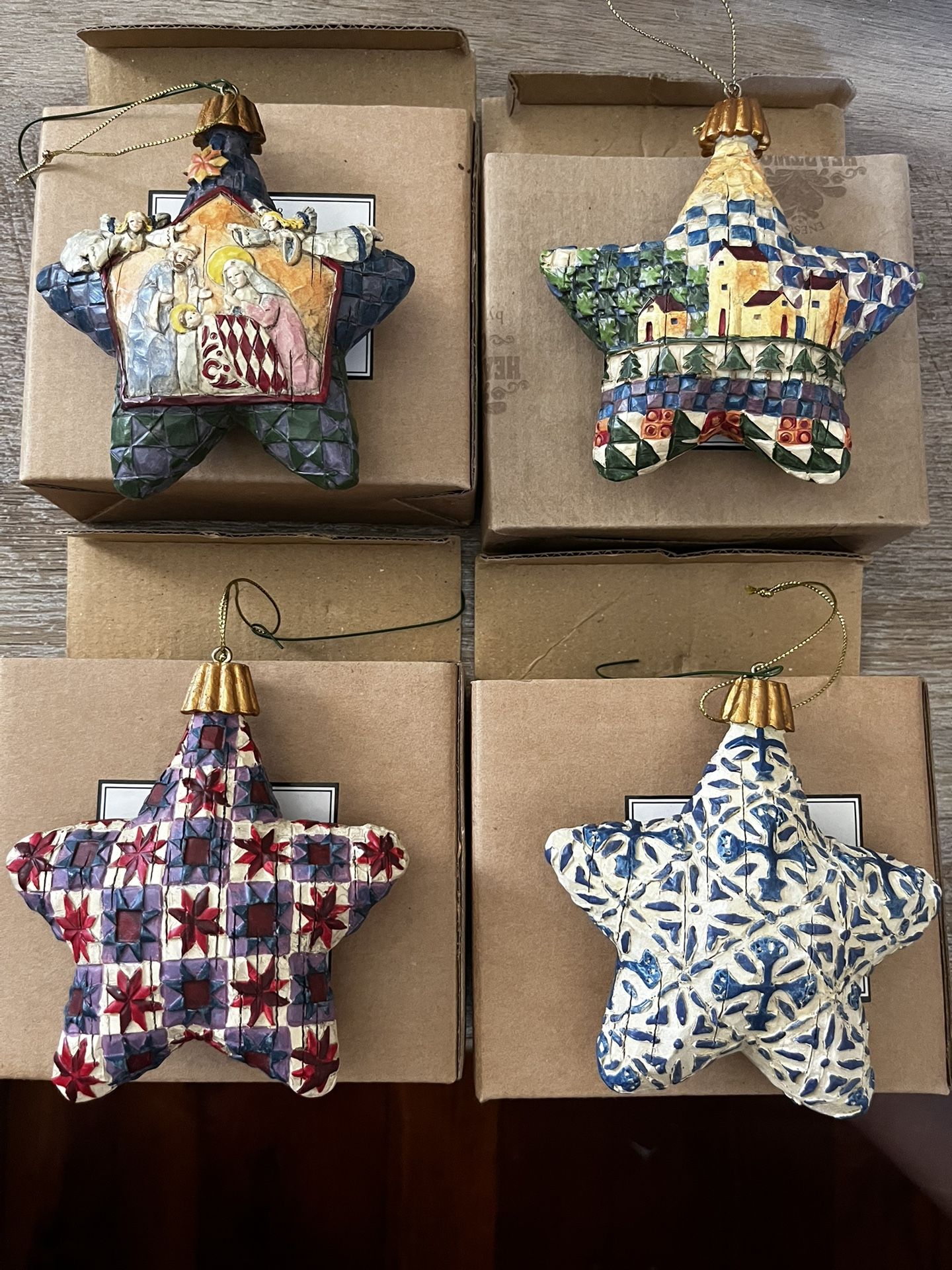 Jim shore Christmas ornaments