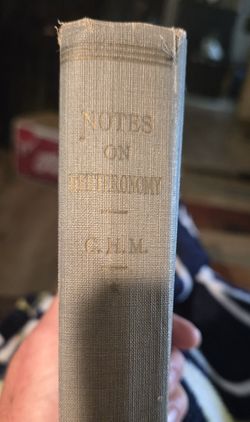 Notes On The Book Of Deuteronomy By C.H.M