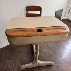 Antique School Desk