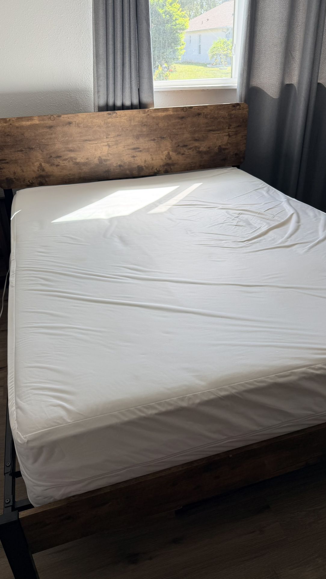 Queen Memory Foam Bed and Frame