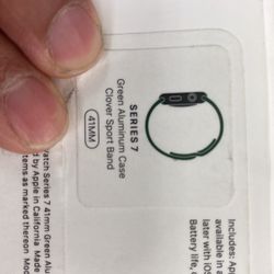 Series 7 Apple Watch Green 41mm
