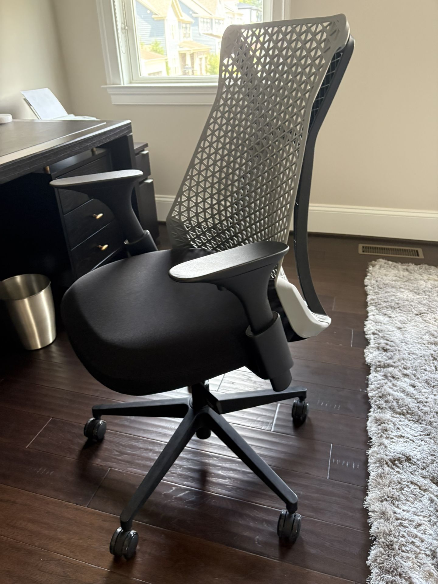 Gray and Black Office Chair