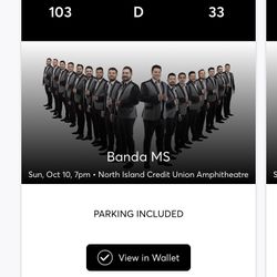 Banda Ms Tickets 103 Section 