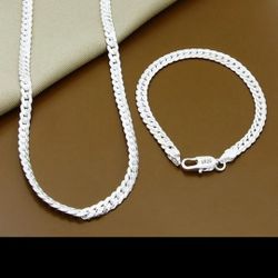 New Sterling Silver Men Or Women  Chains Different Sizes From $20.00 To $30.00 Each...