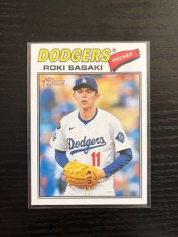 Roki Sasaki 2026 Topps Heritage Base Card #39