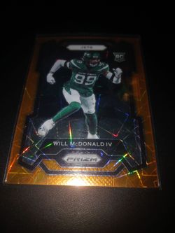 Will McDonald IV Panini Prizm RC Football Card