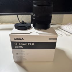 Sigma 18-50mm F2.8 DC DN Lens Emount