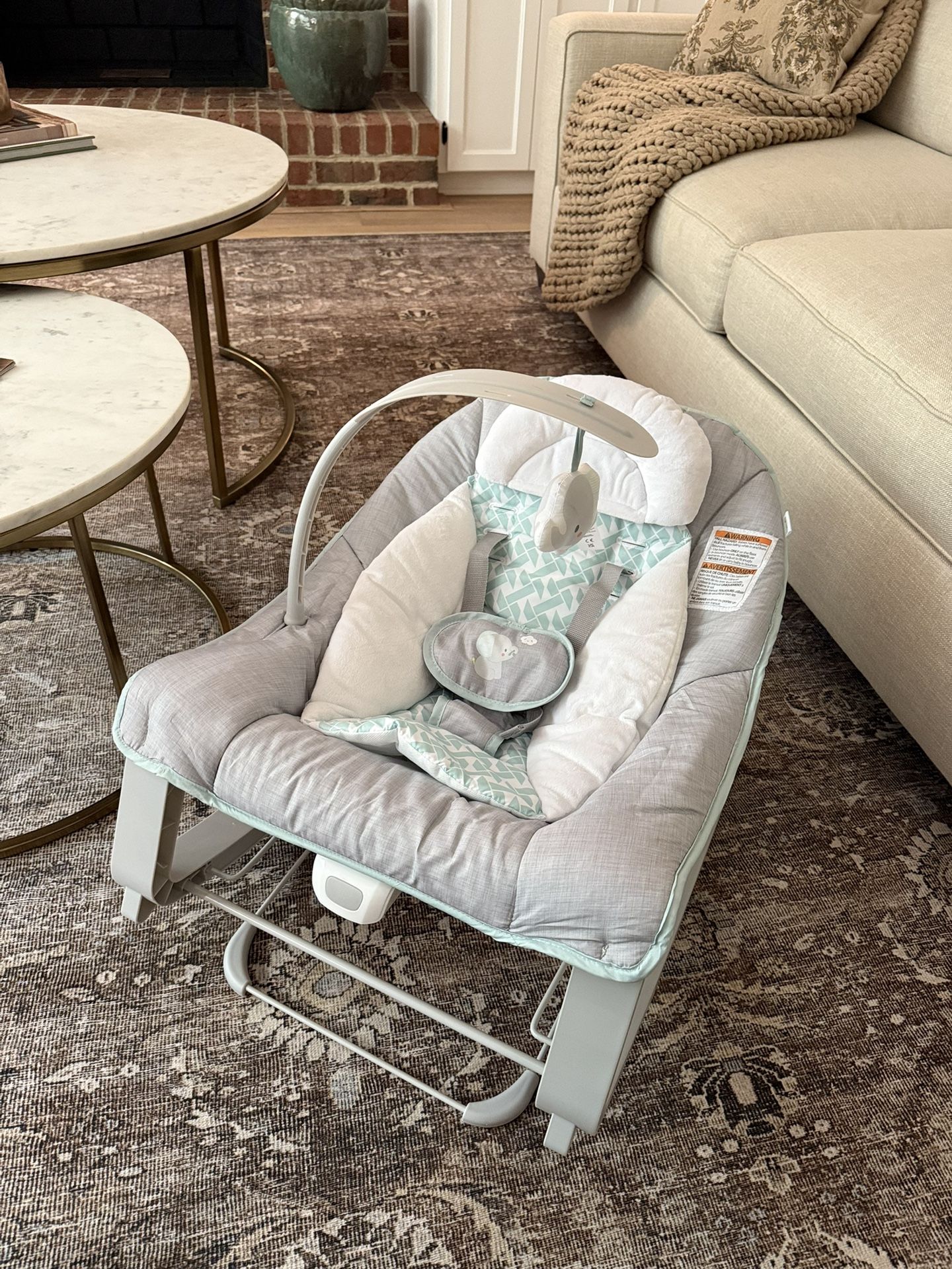 Ingenuity Keep Cozy 3-in-1 Grow with Me Vibrating Baby Bouncer, Seat & Infant to Toddler Rocker