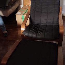 IKEA Poang Chair Armchair With Seat Covers 