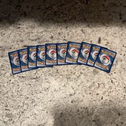 Ten Mystery Pokemon Cards 