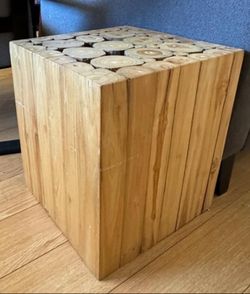 Small Wooden Side Table 