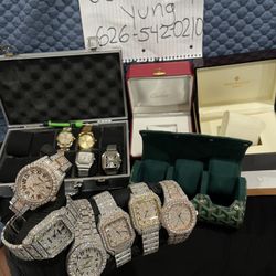 Iced Moissanite Watch Passes Testers Payment Plans Available