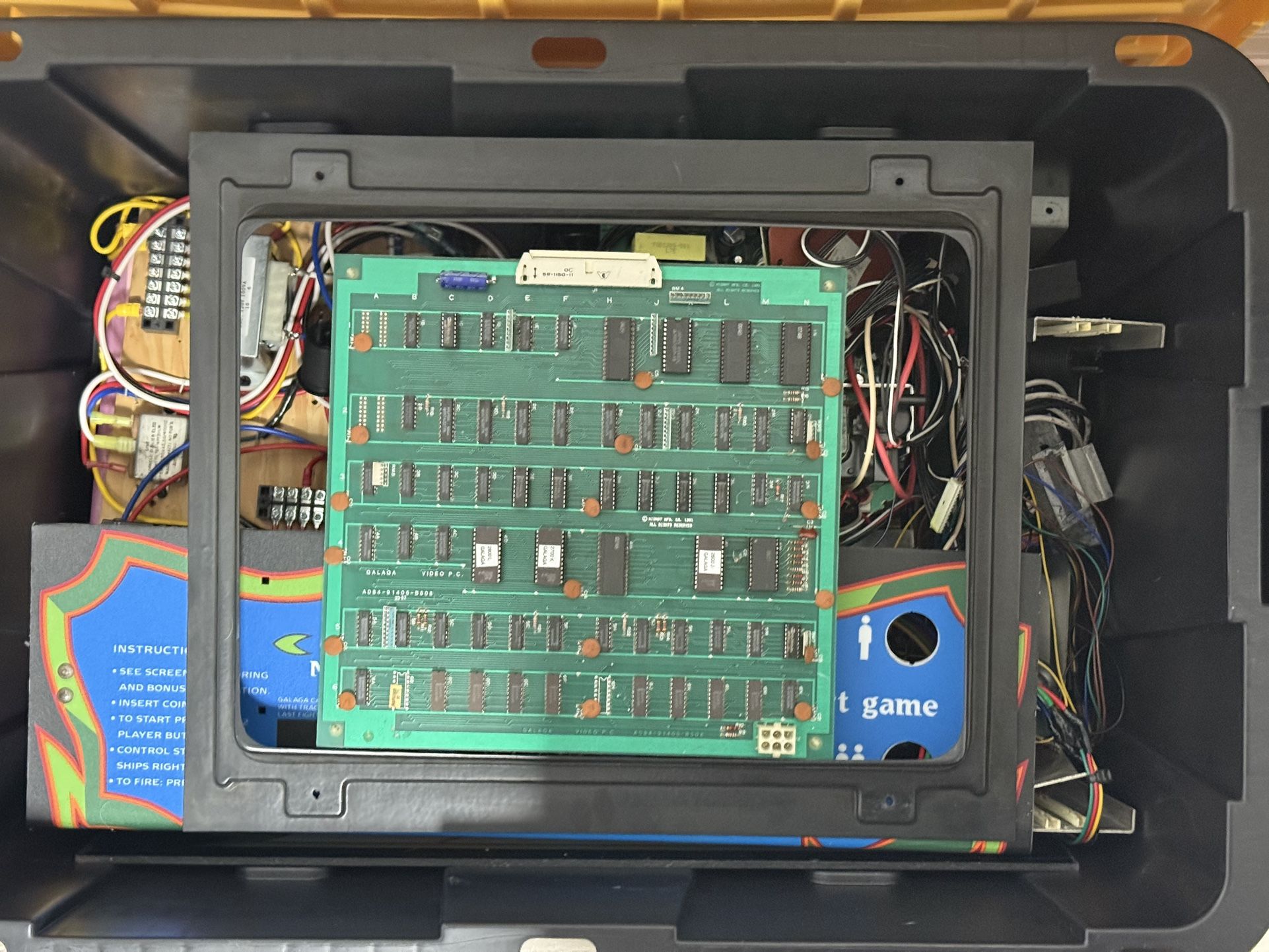Galaga Parts, Makes Complete OEM Arcade. All Working