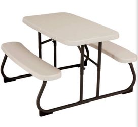 Kids Picnic Table with Bench