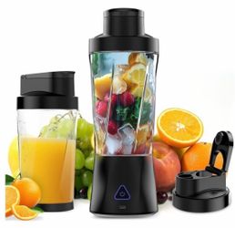 24oz Rechargeable Portable Blender | 6-Blade Smoothie & Shake Maker