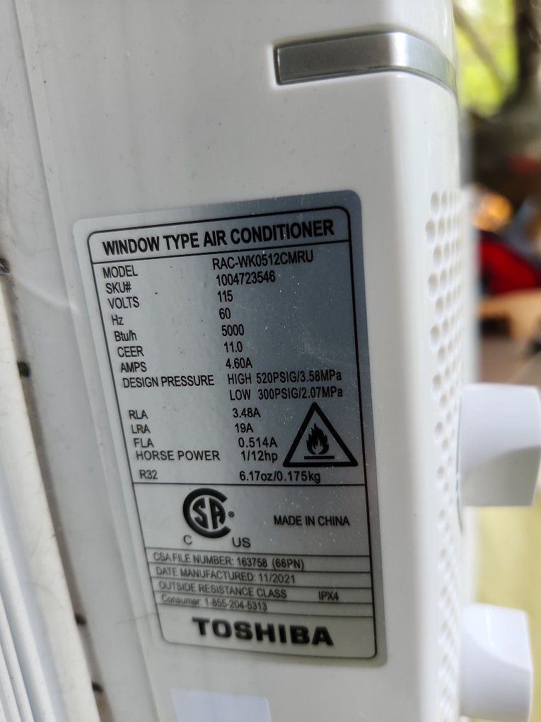 Toshiba Window AC Unit