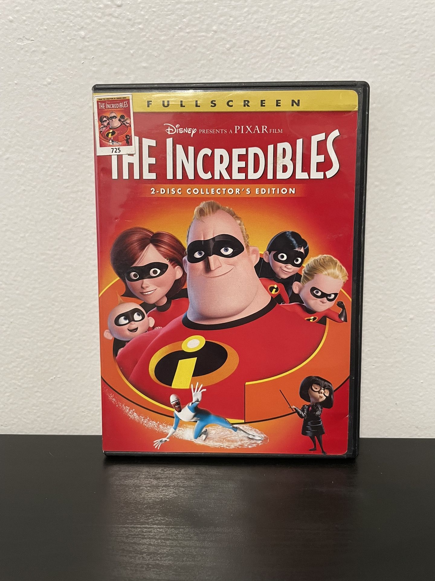 The Incredibles DVD 2 Disc Collectors Edition Disney Pixar Fullscreen 2004