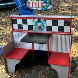 Melissa & Doug Star Diner Restaurant play space. 