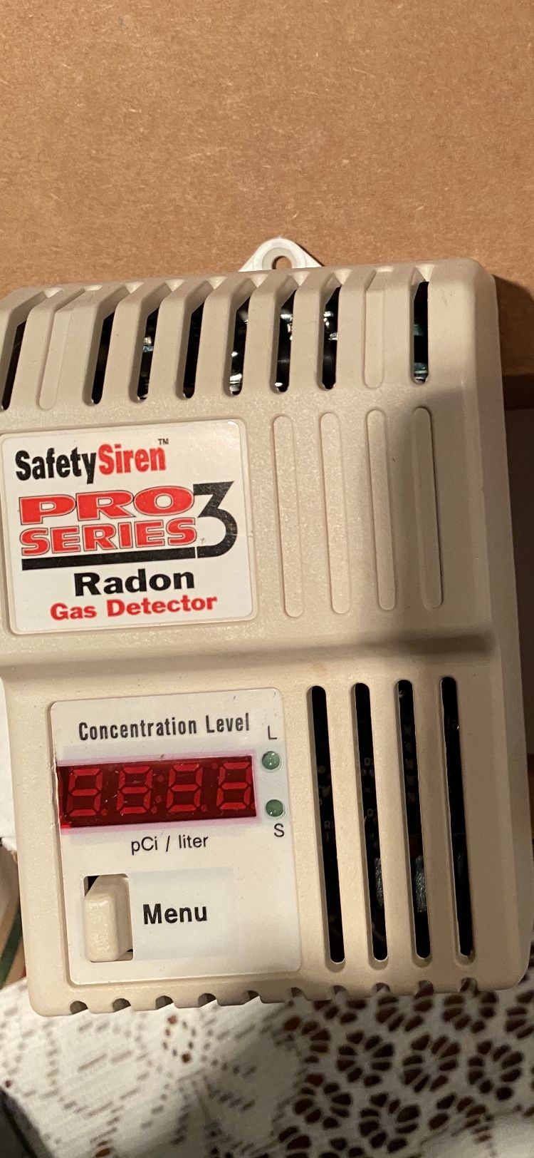 Safety Siren Pro Series Three Radon Gas Dector