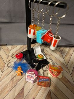Homemade mini brand keychains