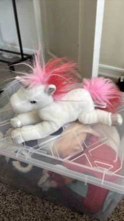 Velvet swirls unicorn 12” stuffed animal