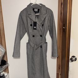 Women's Clara Double Breasted Belted Coat Shipped and sold by Fleet Street Ltd. size M
