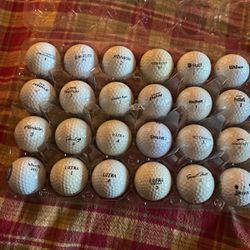 24 Count Used Mixed Brand Golf Ballst
