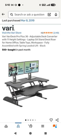 Varidesk Standing Desk