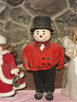 Porcelain Snowman