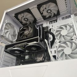 White Gaming Computer