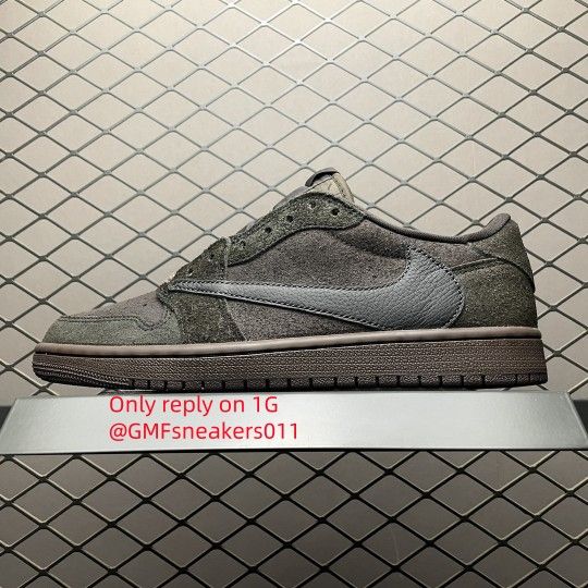 Travis Scott x Air Jordan 1 Low Velvet Brown