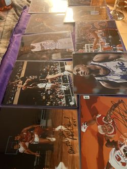 Autographed Photos Lot All Authentic With Coa