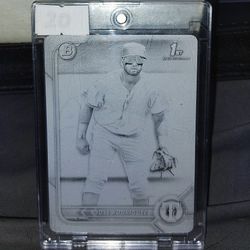 Jose Rodriguez 1 Of 1 Printing Plate