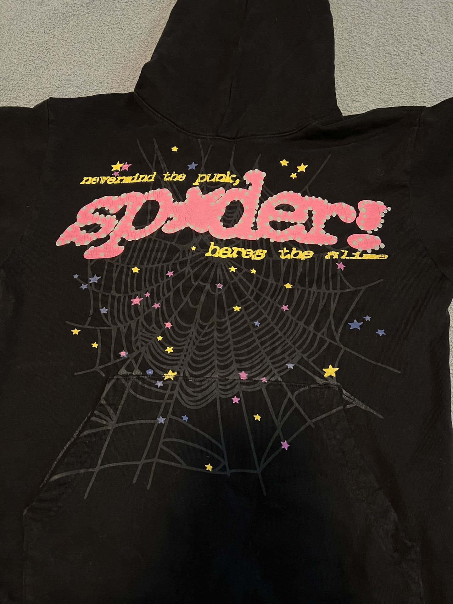 Black & pink Spder hoodie