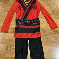 Lego NinjaGo Red Kai Jump-suite,Halloween Costume.Kids Size S (4-7)