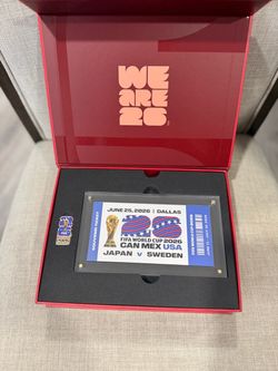 FIFA World Cup 2026 Soccer Souvenir Ticket Japan vs Sweden Dallas Stadium