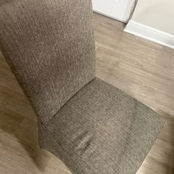 Glass table 6 seats with chairs