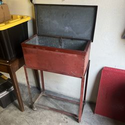 Standing Metal Tool Box