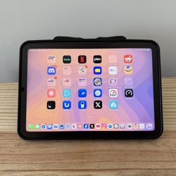 Apple iPad Mini 6 Cellular 64GB with SIM Card Slot, Touch ID & Free Case