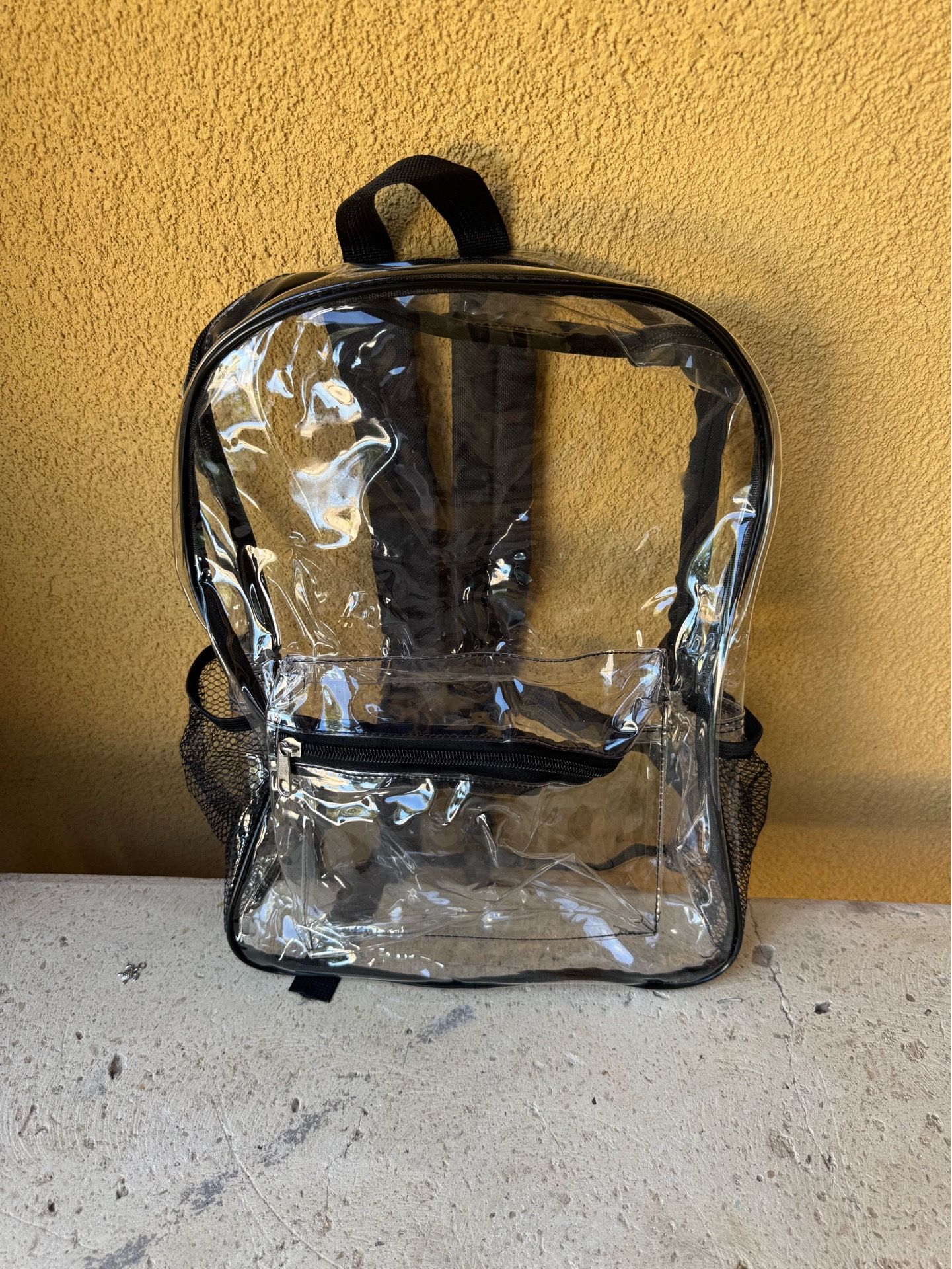 Clear backpack