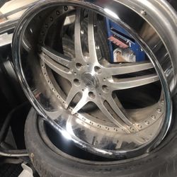 3pc Wheels 20 Inch Staggered