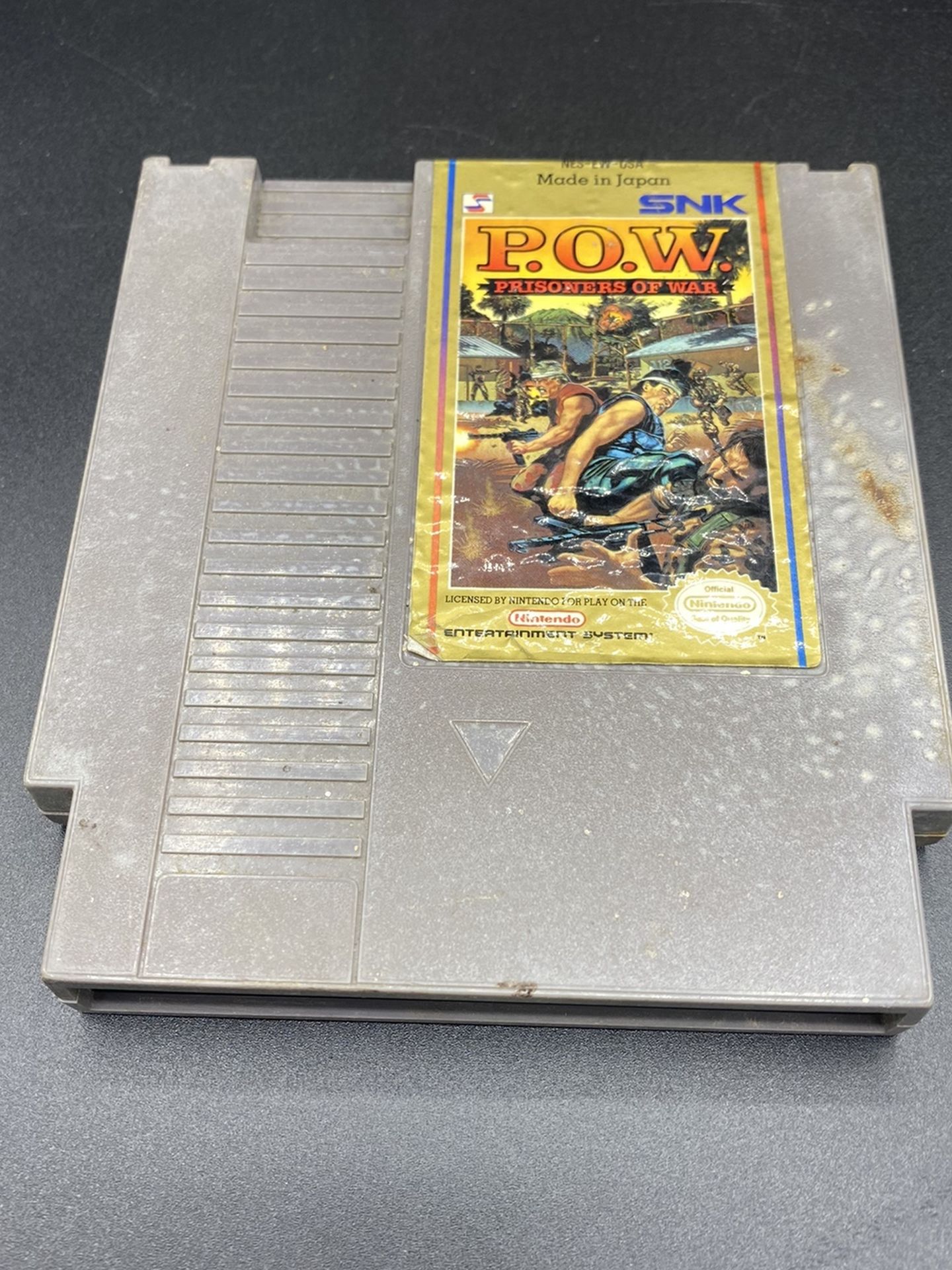 P.O.W. Prisoners of War - Authentic Nintendo NES Game Tested ! Free Shipping