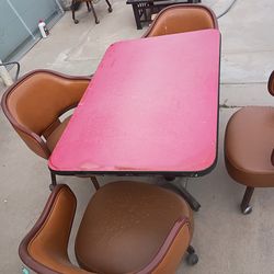 Table and chairs