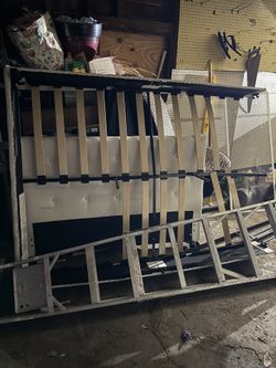 full size bed frame and headboard 