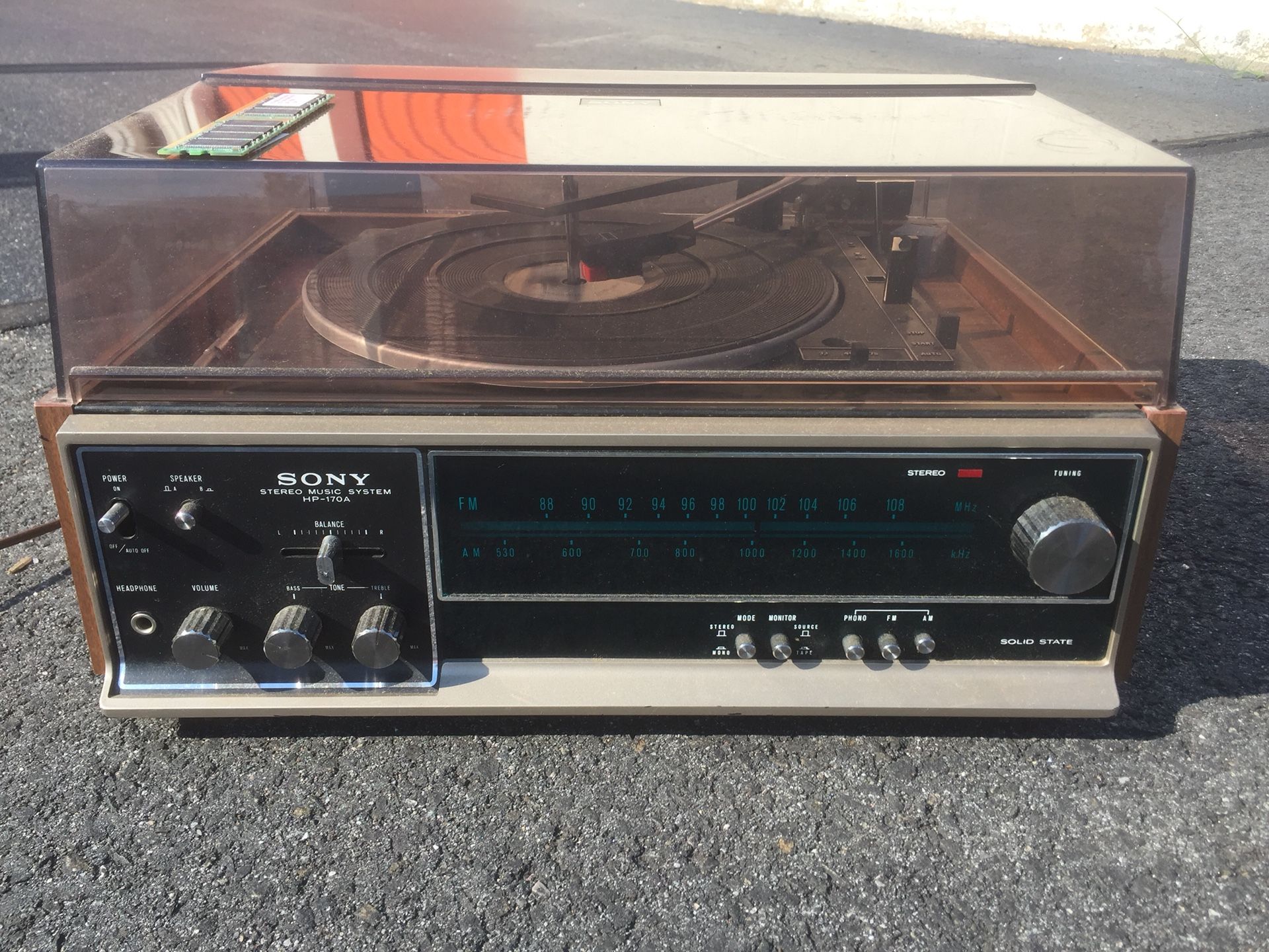 Old SONY stereo system