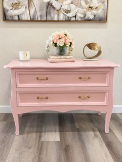 Loveshackfancy inspired Pink Solid Wood Accent