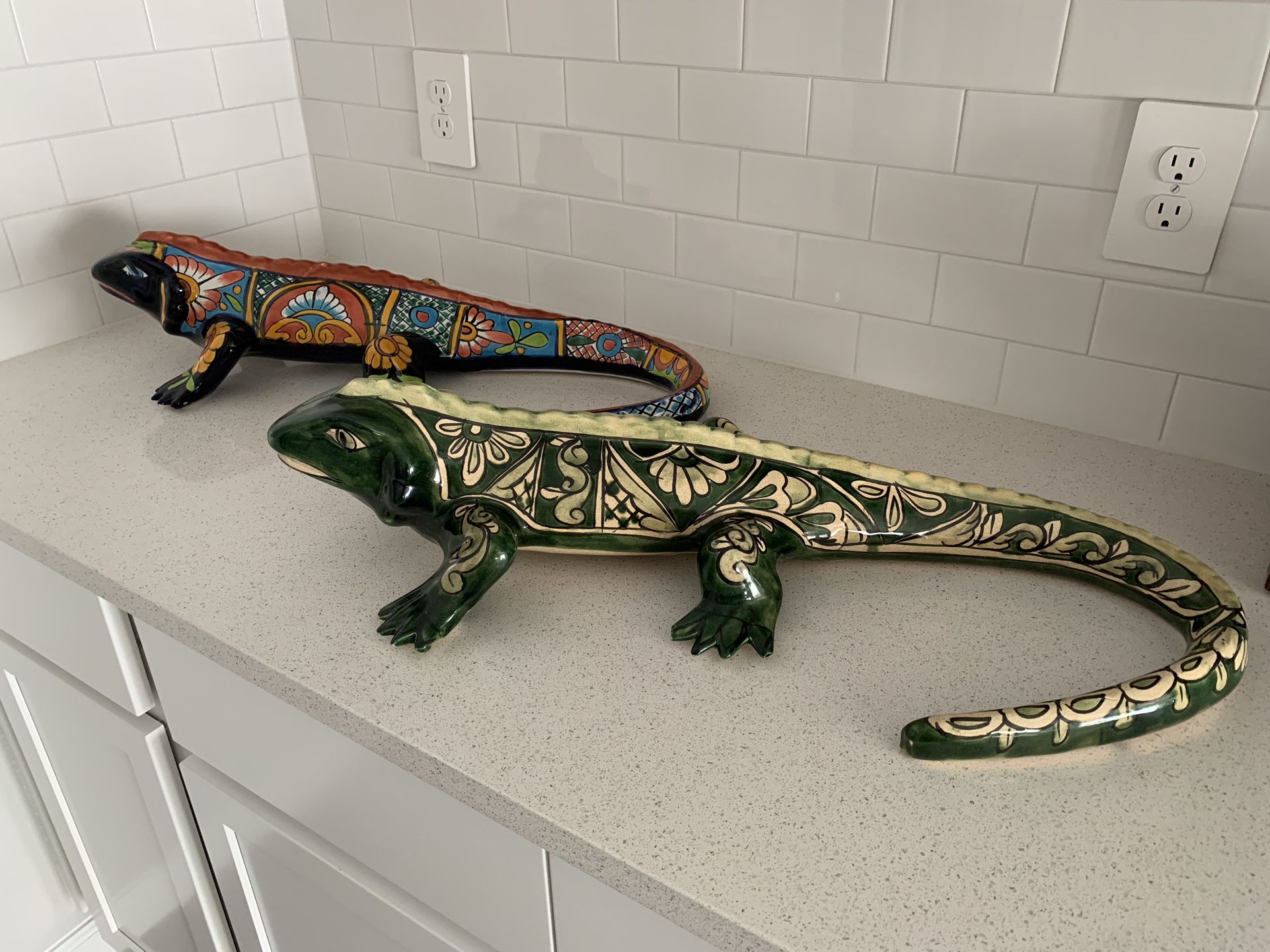 Handmade Ceramic Iguanas