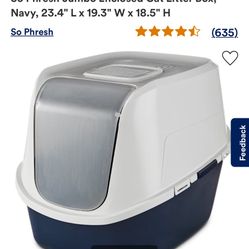 So Phresh Jumbo Enclosed Cat Litter Box,